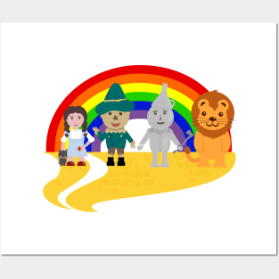 Pride Oz Rainbow Posters and Art